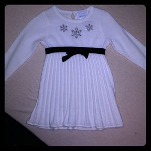 18M GIRLS WHITE WINTER DRESS